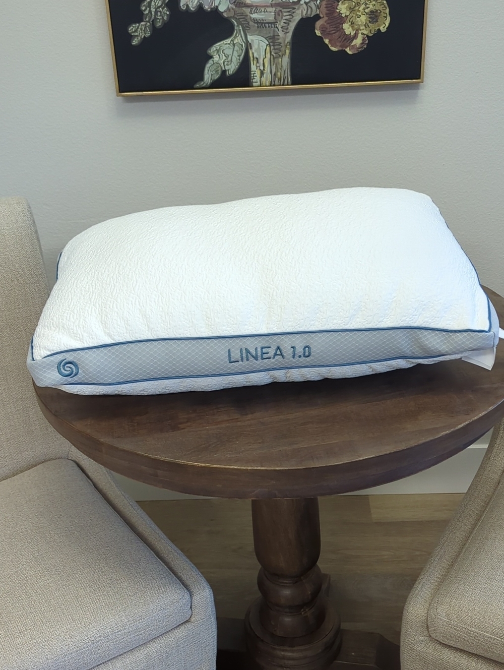 Linea 1.0  Bedgear White Pillow - Supportive Home Bedding Never Used